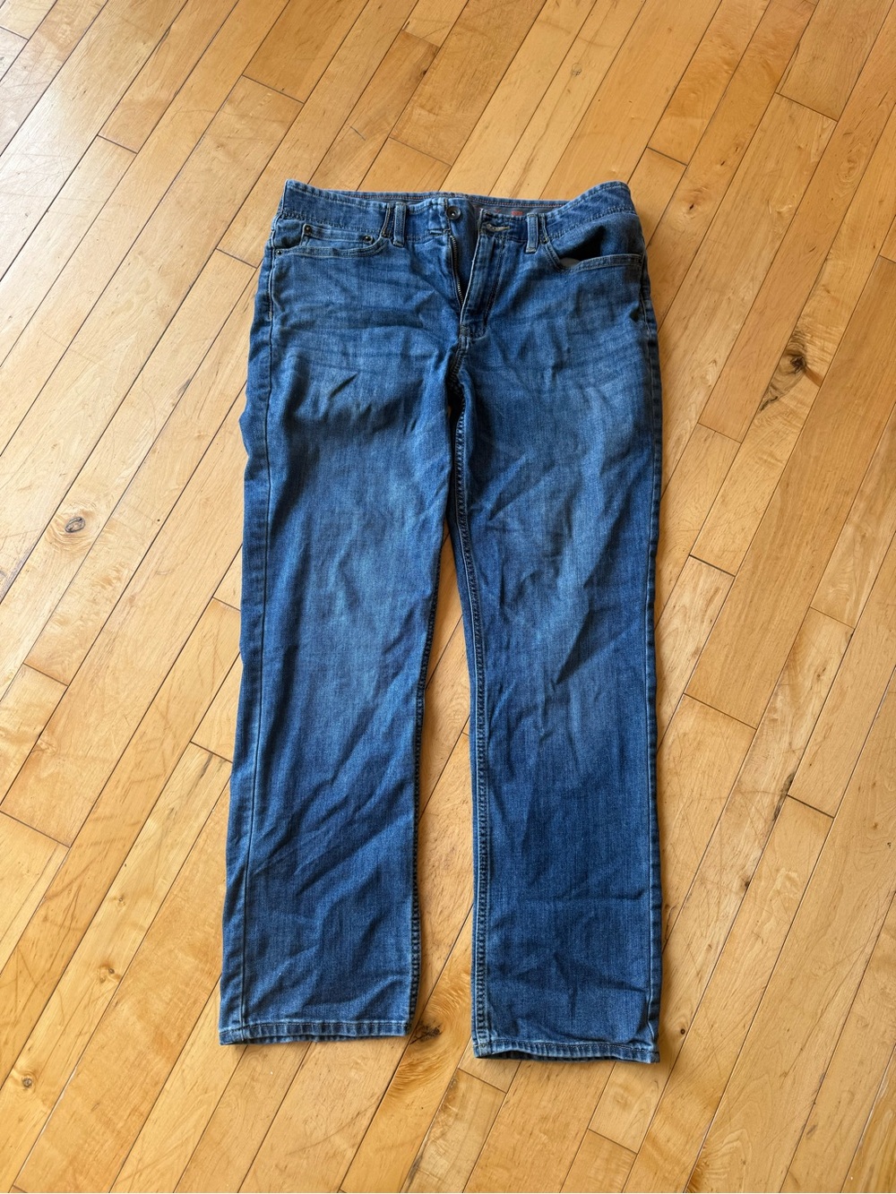 urban pipeline Men's Straight-Leg Jeans in Dark Blue Wash